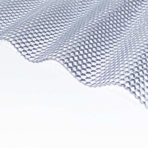 Polycarbonat Dachplatte - Klar DIAMOND 76/18 (Breite 1045 mm)