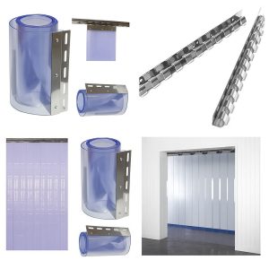 PVC Lamellenvorhang System