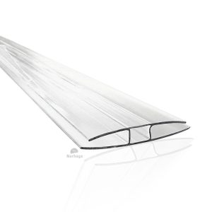 H Profil Kunststoff - Klar (4-32mm)