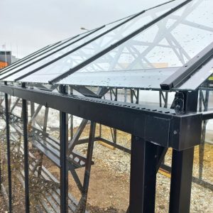 Dachrinnensystem für Premium Lux Gewächshäuser
