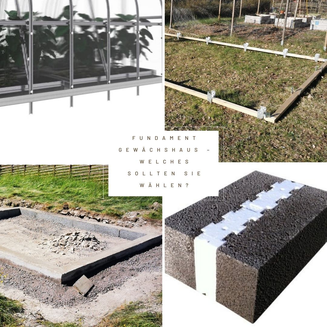 Fundament Gewächshaus
