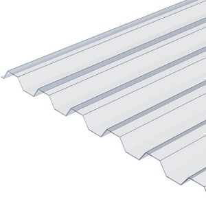 Trapezförmiges Polycarbonat-Dachblech