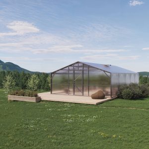 Sturmsicheres Gewächshaus MAKAN 600 (36–120 m²)