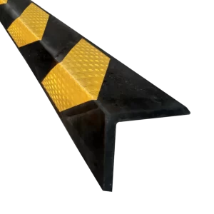 Gummi-Eckschutz 100×100×1000 mm – Schwarz