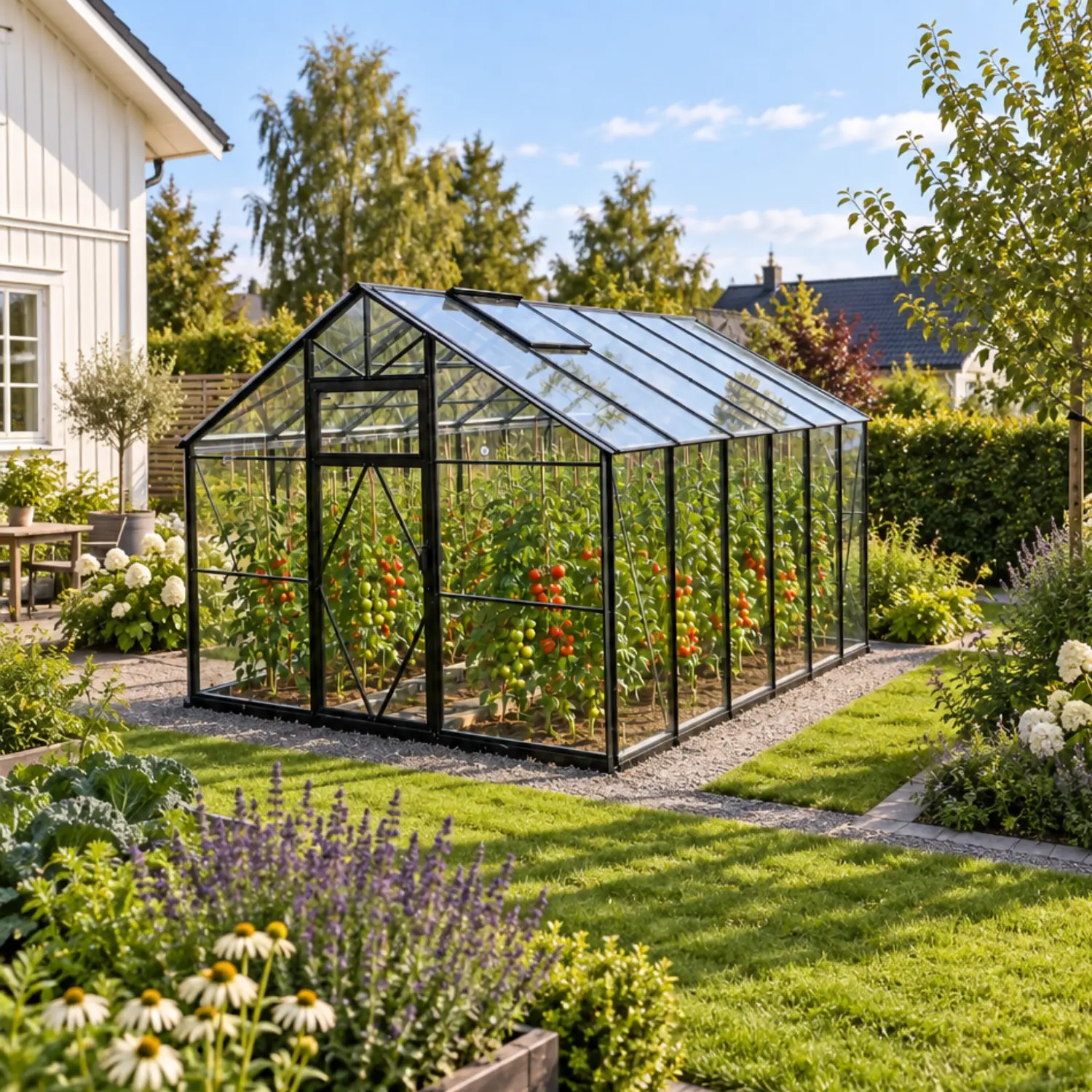 Glasgewächshaus Premium House Lux (5,4-33,2m²) – Bild 7