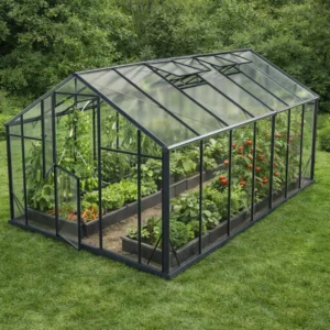 Glasgewächshaus Sanus XL Hybrid (4,4-18,6m²)