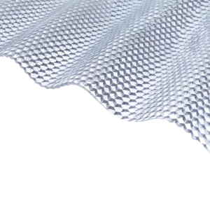 Polycarbonat Wellplatten Diamond 76/18 Klar - UV-Schutz 1045 mm
