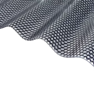 Polycarbonat Wellplatten Diamond 76/18 Grau - UV-Schutz 1045 mm