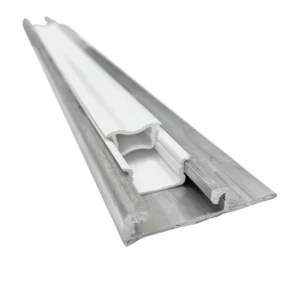 Aluminium Klemmprofil einfach - für Folie, silber