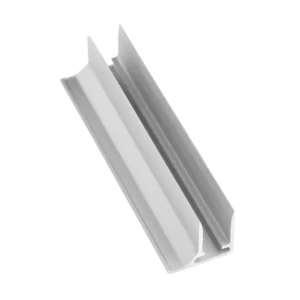 Aluminium F-Profil - eloxiert, silber (6-16mm)