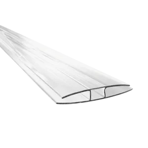 Kunststoff H-Profil - klar (4-32mm)