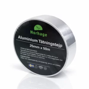 Alu Klebeband für Isolierung (25mm - 75mm) - 25 mm, 50 m