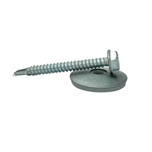 Selbstbohrende Schrauben Metall mit Dichtung – verzinkt, Hex (50 Stk.)