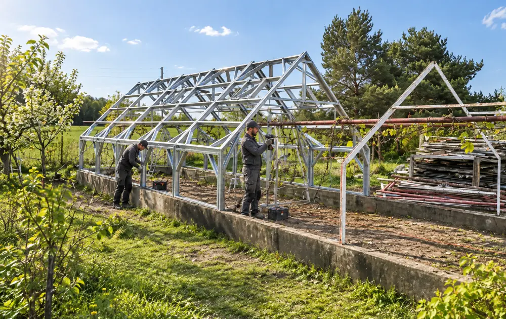 Gewächshaus Reparatur Dienstleistungen