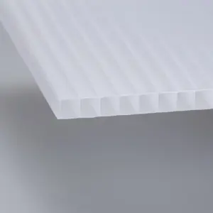 Hohlkammerplatte 6 mm Opal – PolyPiù UV-Schutz 1300 g/m²